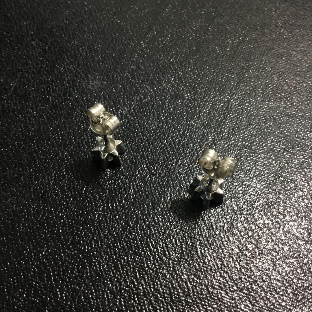 プラチナ900 天然ダイヤモンド　0,1ct×2 ピアス　2,3g