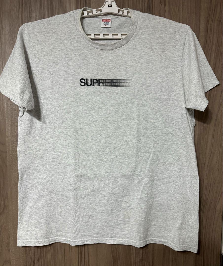 【即日発送】Supreme Motion logo ロゴ Tシャツ グレー XL