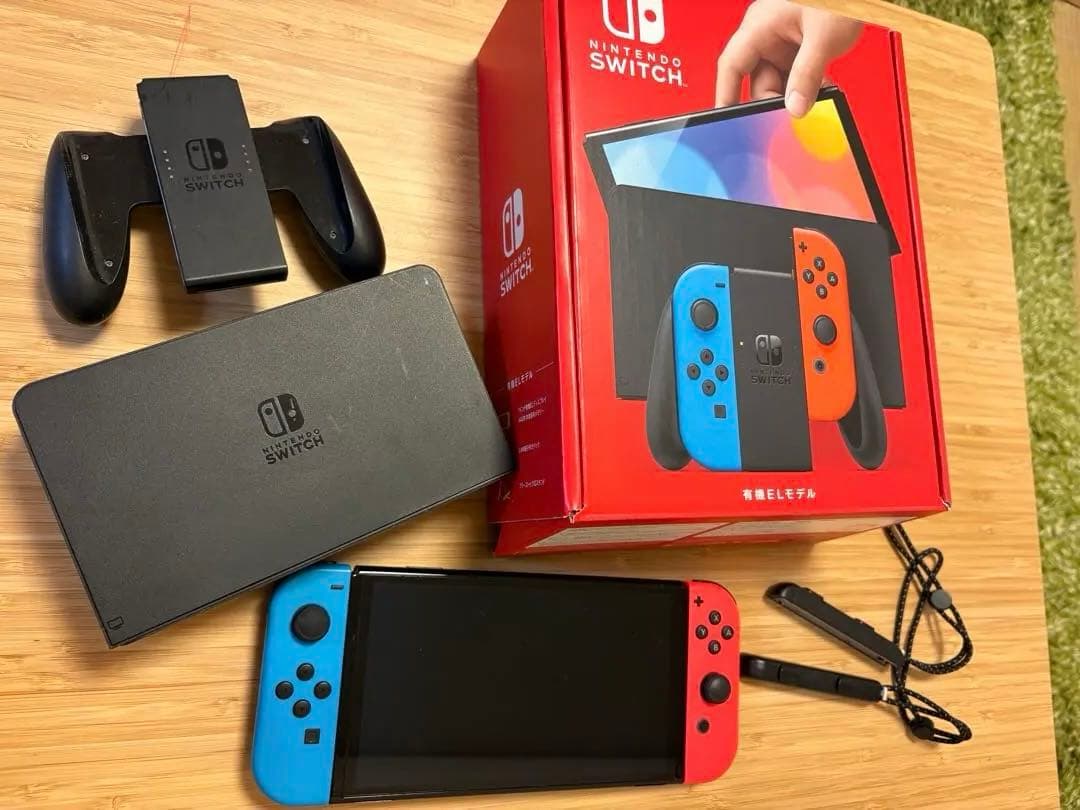 おまけつきSwitch本体有機EL Joy-Conネオン