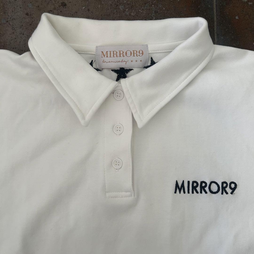 MIRROR9 Stretch Side line onepiece 半袖　ポロ