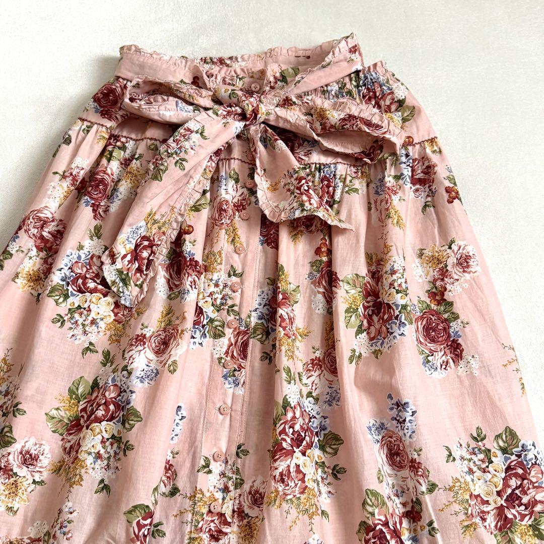 【極美品】PINK HOUSE フレア スカート ピコフリル 花柄 極美品】PINK HOUSE フレア スカート ピコフリル 花柄 - メルカリ