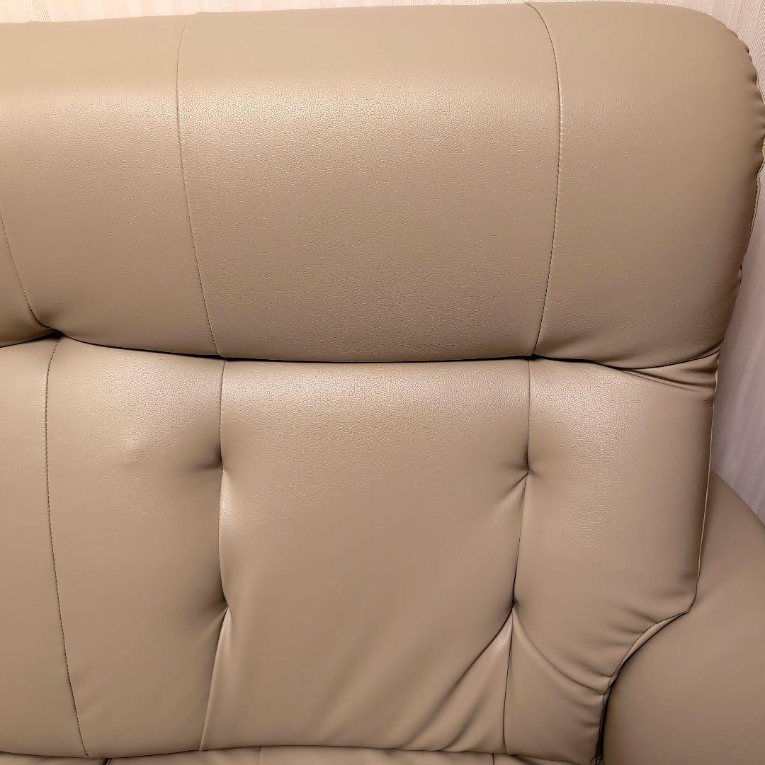【海鮮丼さま専用】ソファ　二人掛け　肘付き　ハイバック　ベージュ