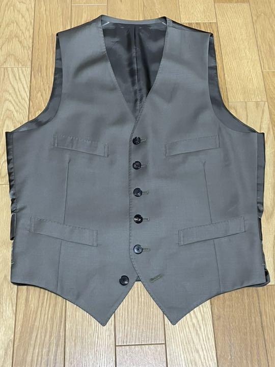 総額約13万円 SHIPS DORMEUIL 3ボタンスーツ 3ピース サイズM