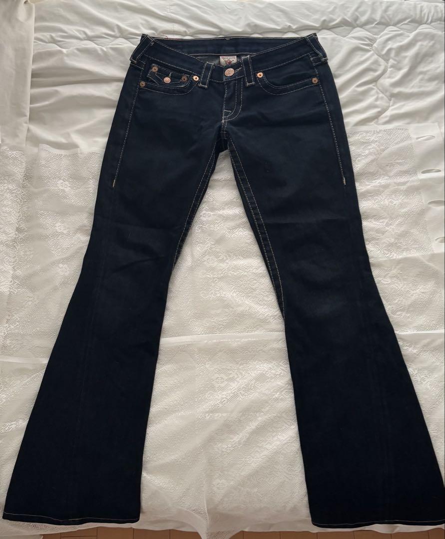 TRUE RELIGION ローライズ ブーツカット ジーンズ y2k True Religion ブーツカットデニム 26 - メルカリ
