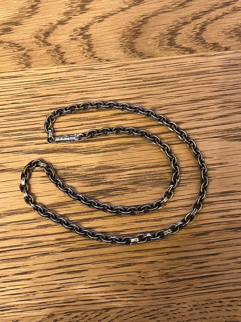 クロムハーツ ペーパーチェーン 18インチ シルバー ネックレス