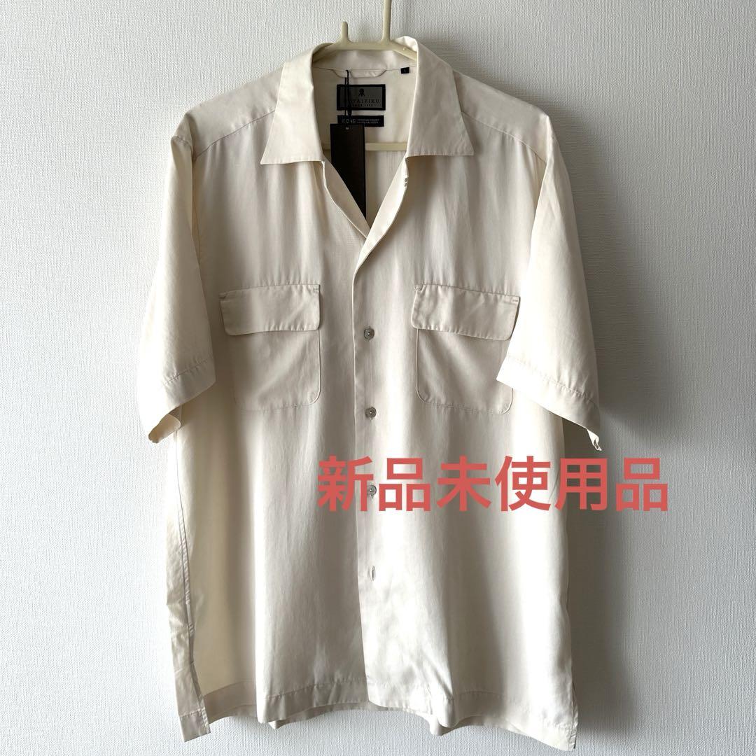 【五大陸】オープンカラーシャツ　新品未使用品　Lサイズ