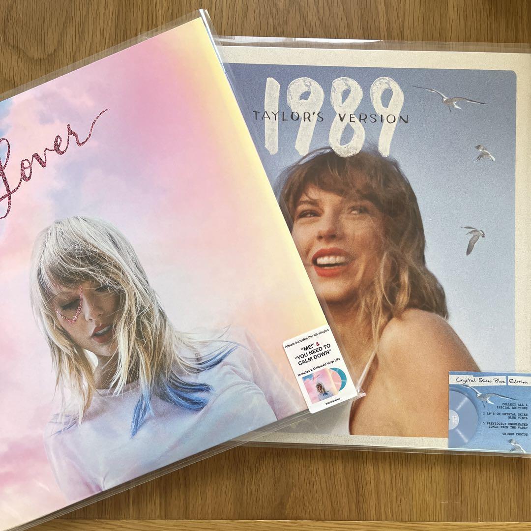 Taylor Swift 1989 & Lover カラーレコードセット