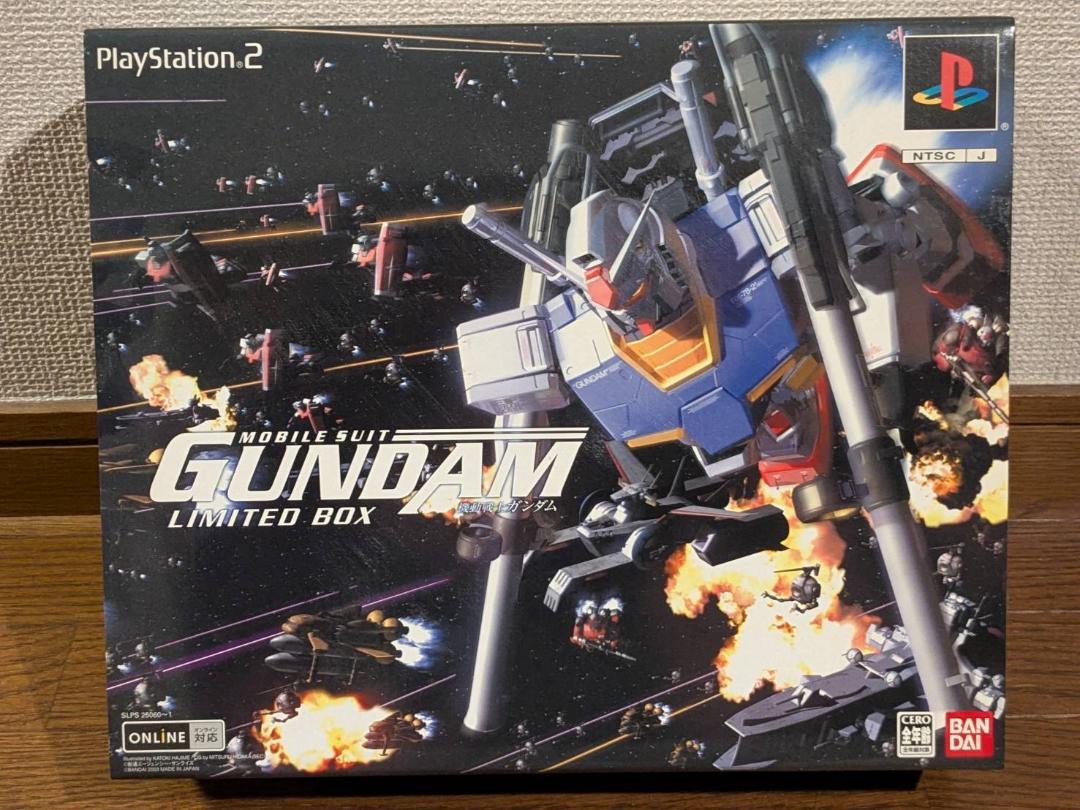 未使用 限定版 機動戦士ガンダム めぐりあい宇宙 LIMITED BOX PS2