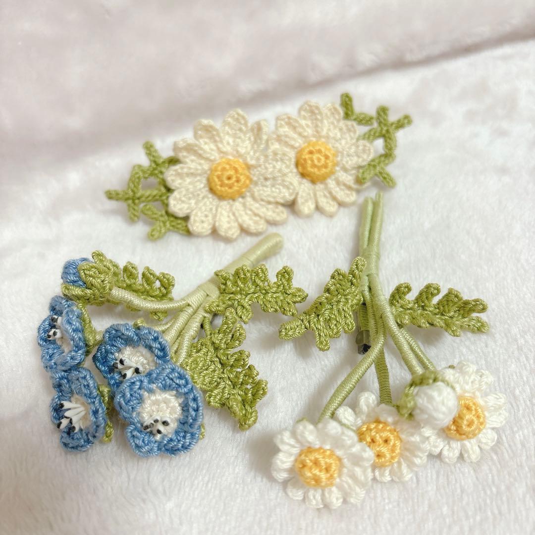 ネム様専用アメリカンフラワー花瓶付き紫陽花と桜