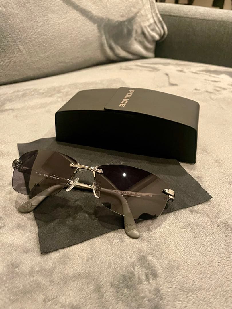 POLICE サングラス SPLM31J 568N TITANIUM