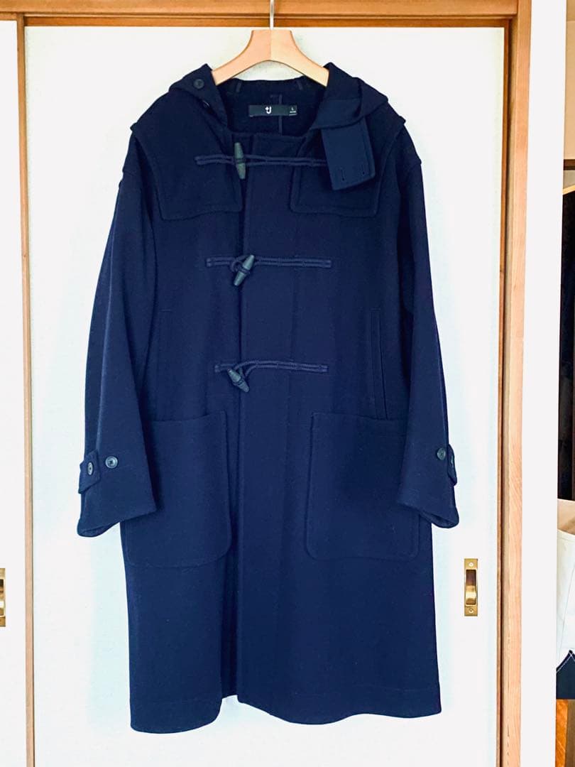 ユニクロ+J　ジル・サンダー　ダッフルコート ネイビーL