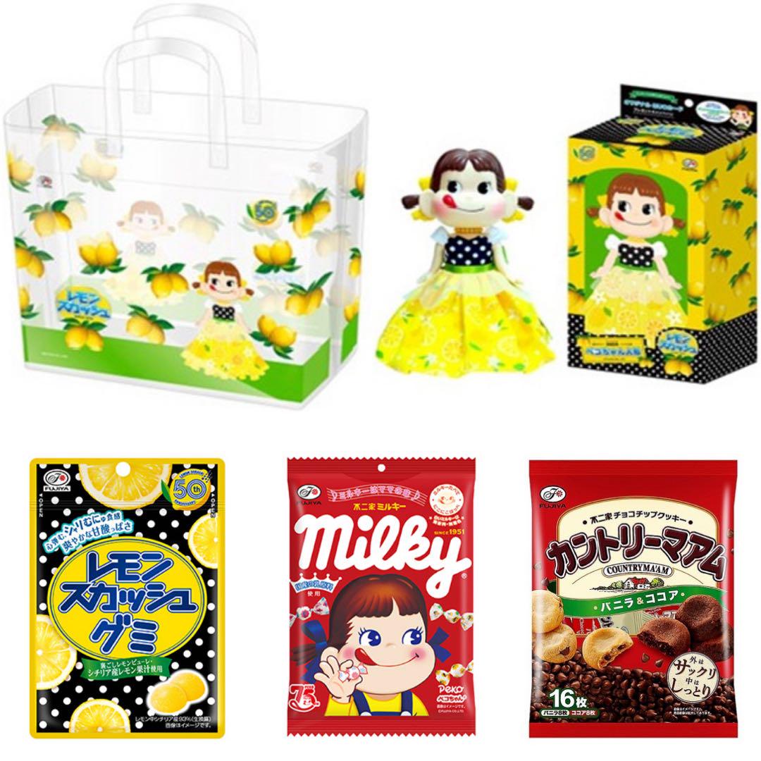 ペコちゃん人形付きお菓子バッグ　セブン限定　レア ペコちゃん人形付きお菓子バッグ セブン限定 レア - メルカリ