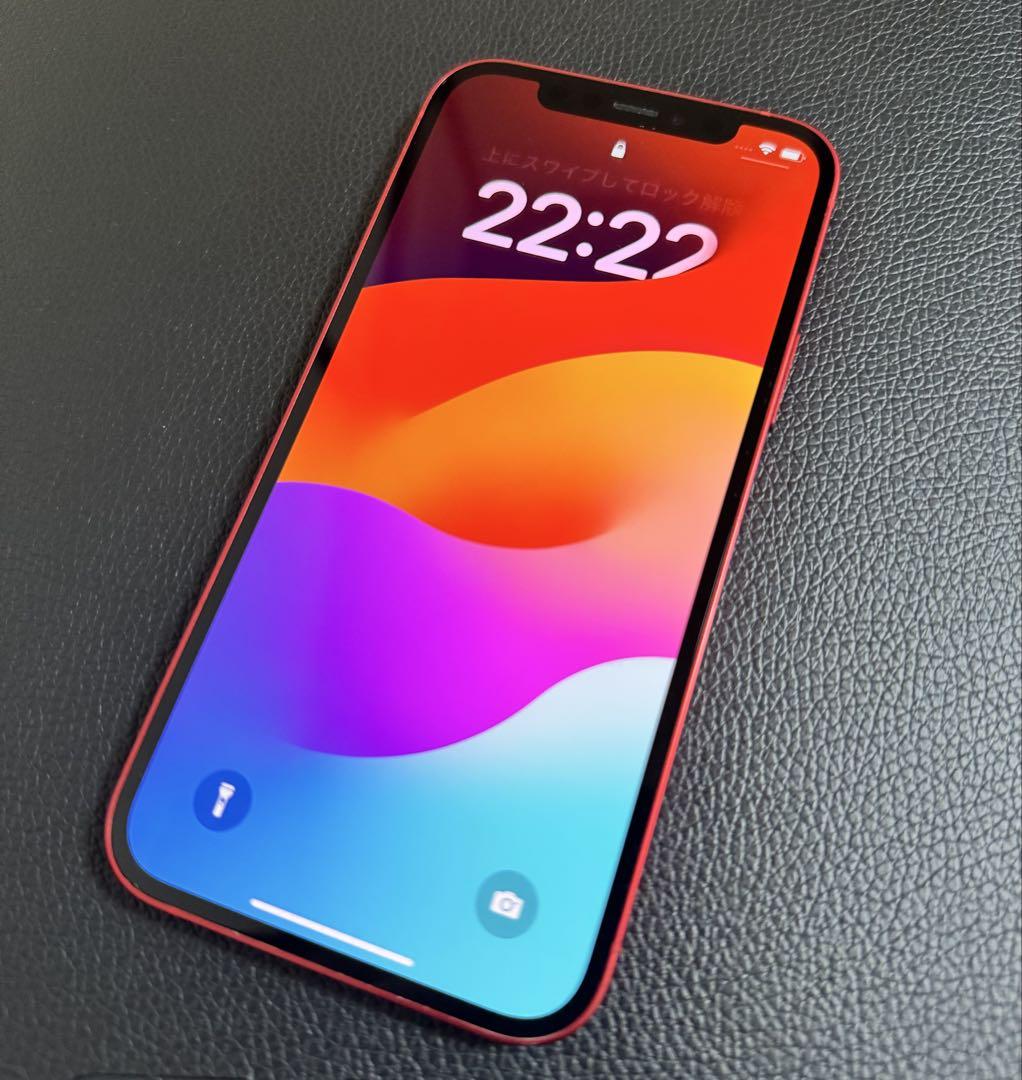 iPhone 12mini 64GB SIMフリー　美品 バッテリー87 iPhone12 64GB バッテリー87% RED SIMフリー - メルカリ