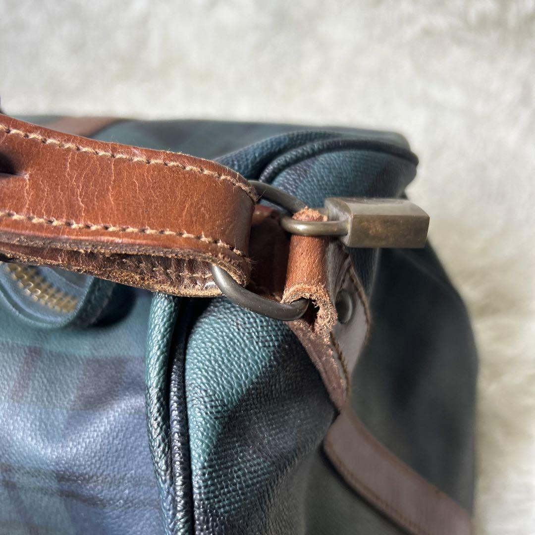 美品✨ポロ ラルフローレン ボストンバッグ 2way 大型 チェック PVC