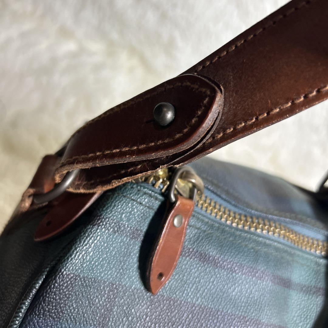 美品✨ポロ ラルフローレン ボストンバッグ 2way 大型 チェック PVC