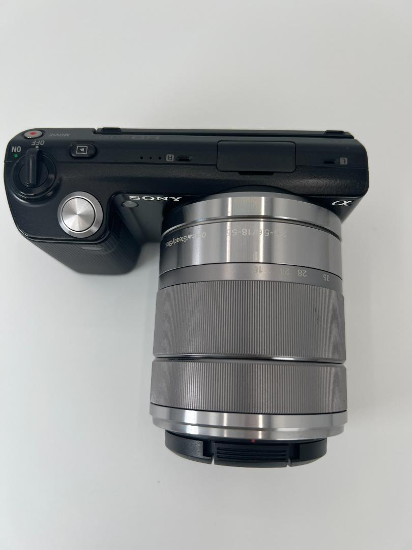 【美品】SONY ミラーレス一眼カメラ NEX-5 ブラック　バッテリー付