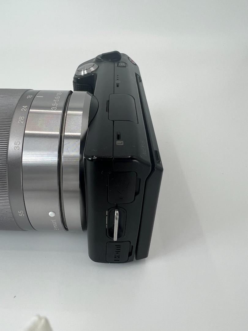 【美品】SONY ミラーレス一眼カメラ NEX-5 ブラック　バッテリー付
