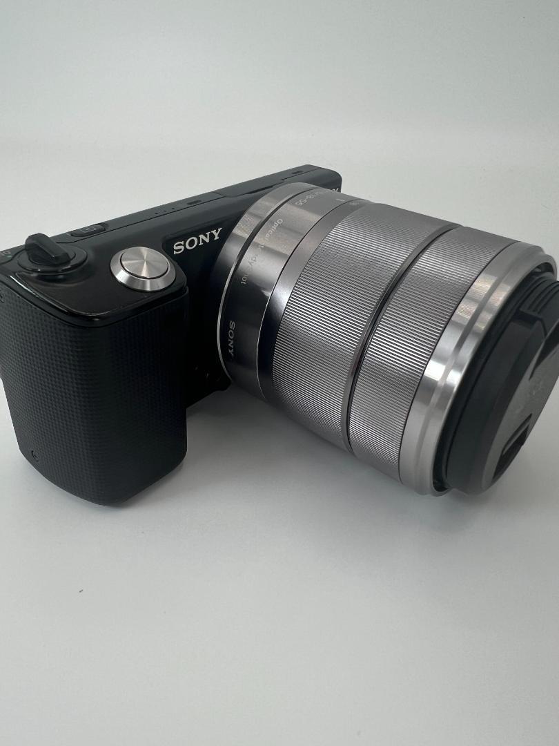 【美品】SONY ミラーレス一眼カメラ NEX-5 ブラック　バッテリー付