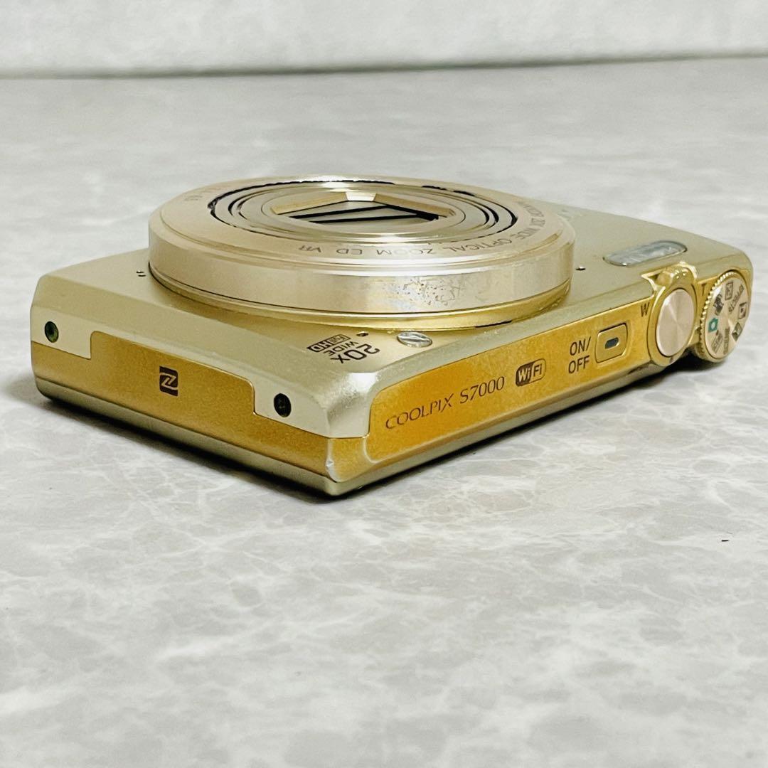 NIKON クールピクス S7000 ゴールド デジカメ デジタルカメラ 金