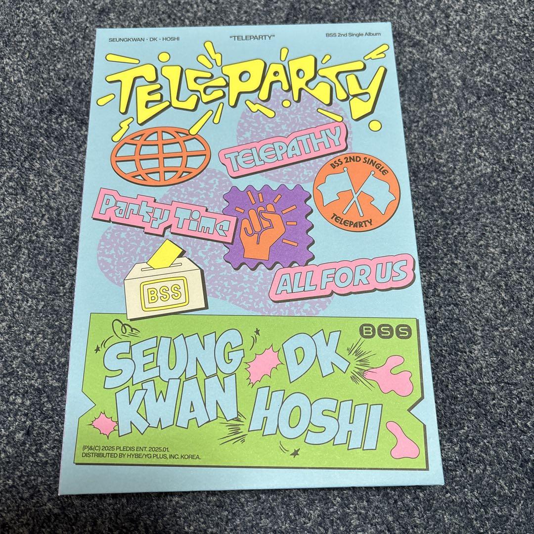BSS ブソクスン TELEPARTY FANPARTY アンドロメダ ホシ 2nd Single Album 「TELEPARTY」 (NA Ver.) : BSS (SEVENTEEN