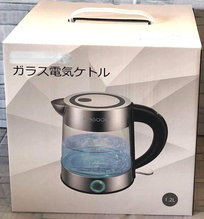 人気SALE大得価 分厚い&高級な高硼珪酸ガラス製❣高級感溢れる美しいディティール ❤電気ケトル aE8FB-m24672928029 通販超激安