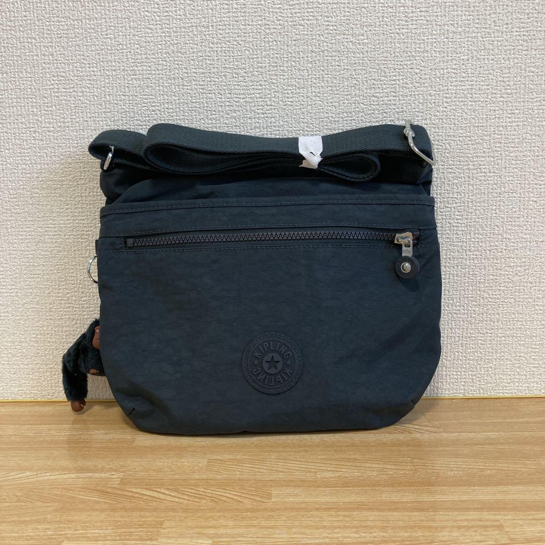 送料無料 店舗 新品 メルカリ - ネイビー ショルダーバッグ Kipling バッグ