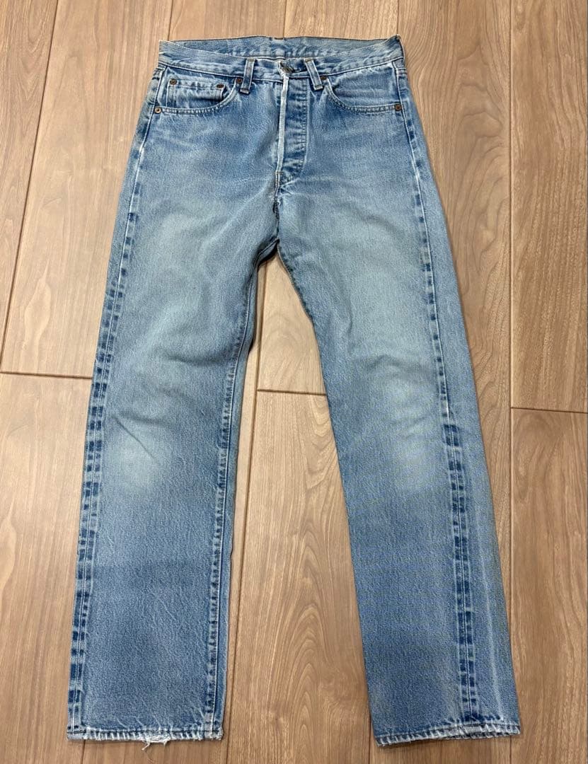 70s 66後期 levi's リーバイス 501 デニムパンツ 赤耳 W30