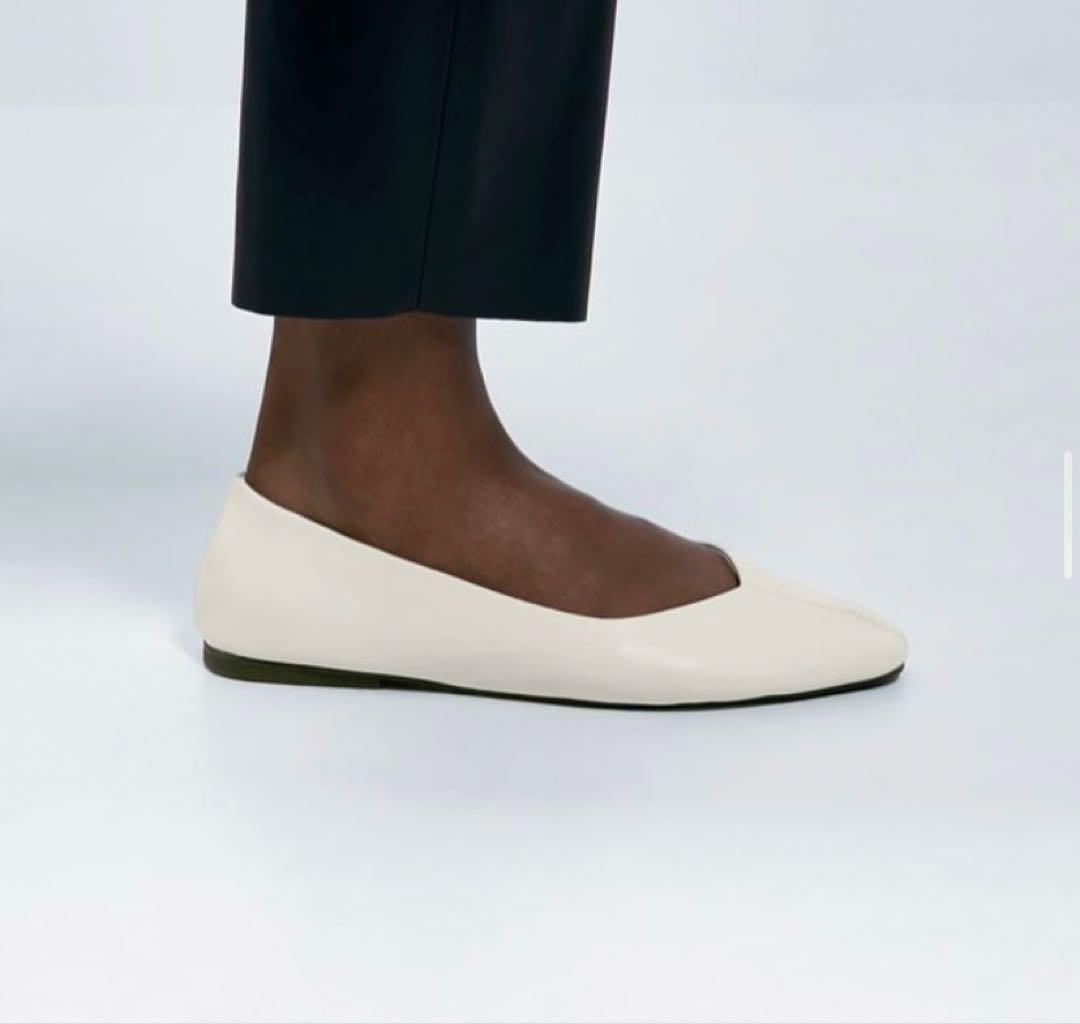 日本全国送料無料商品人気ランキング ZARA ソフトレザーバレエシューズ メルカリ - 38 バレエ