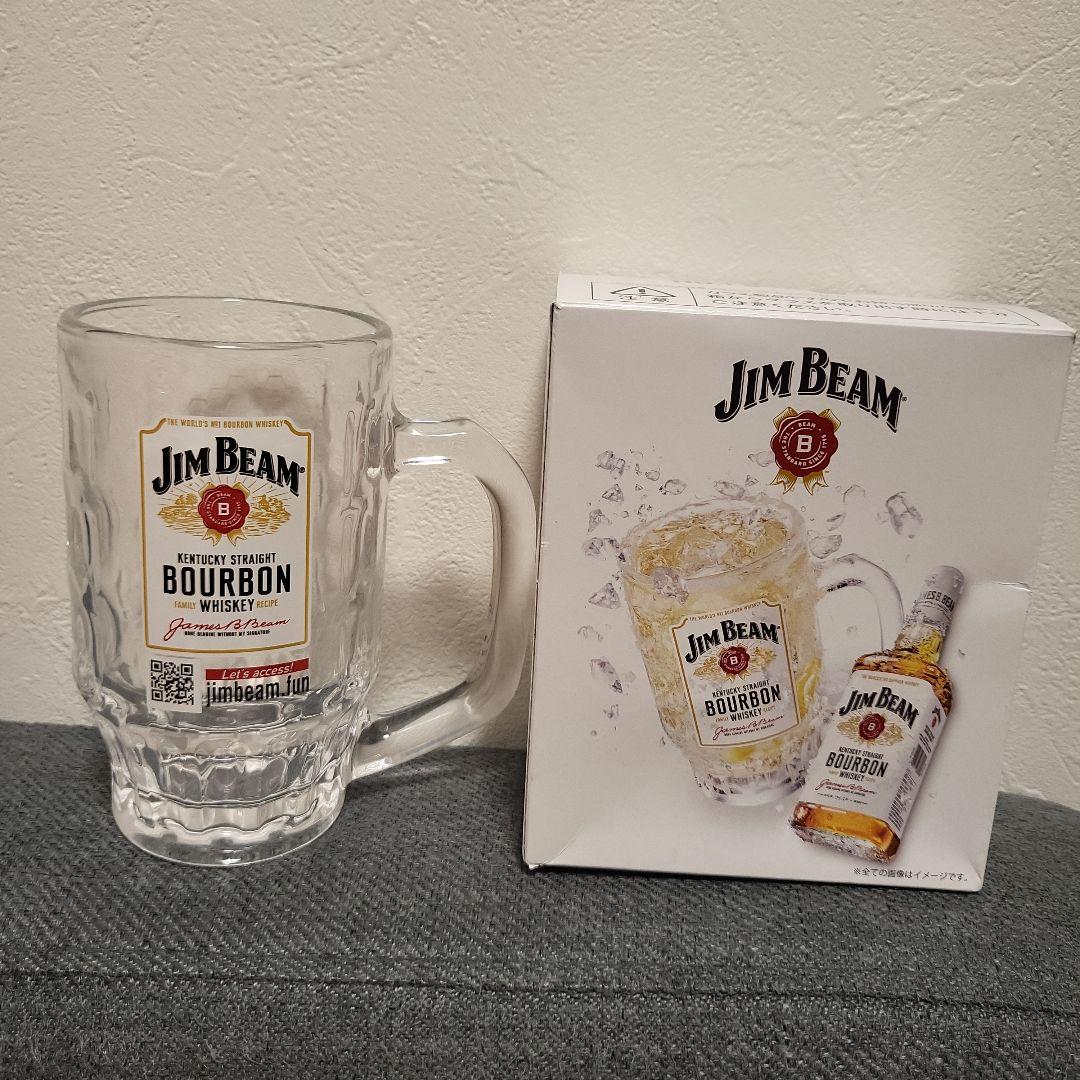 Jim Beam ジョッキ ガラス製 ウイスキー用 380ml