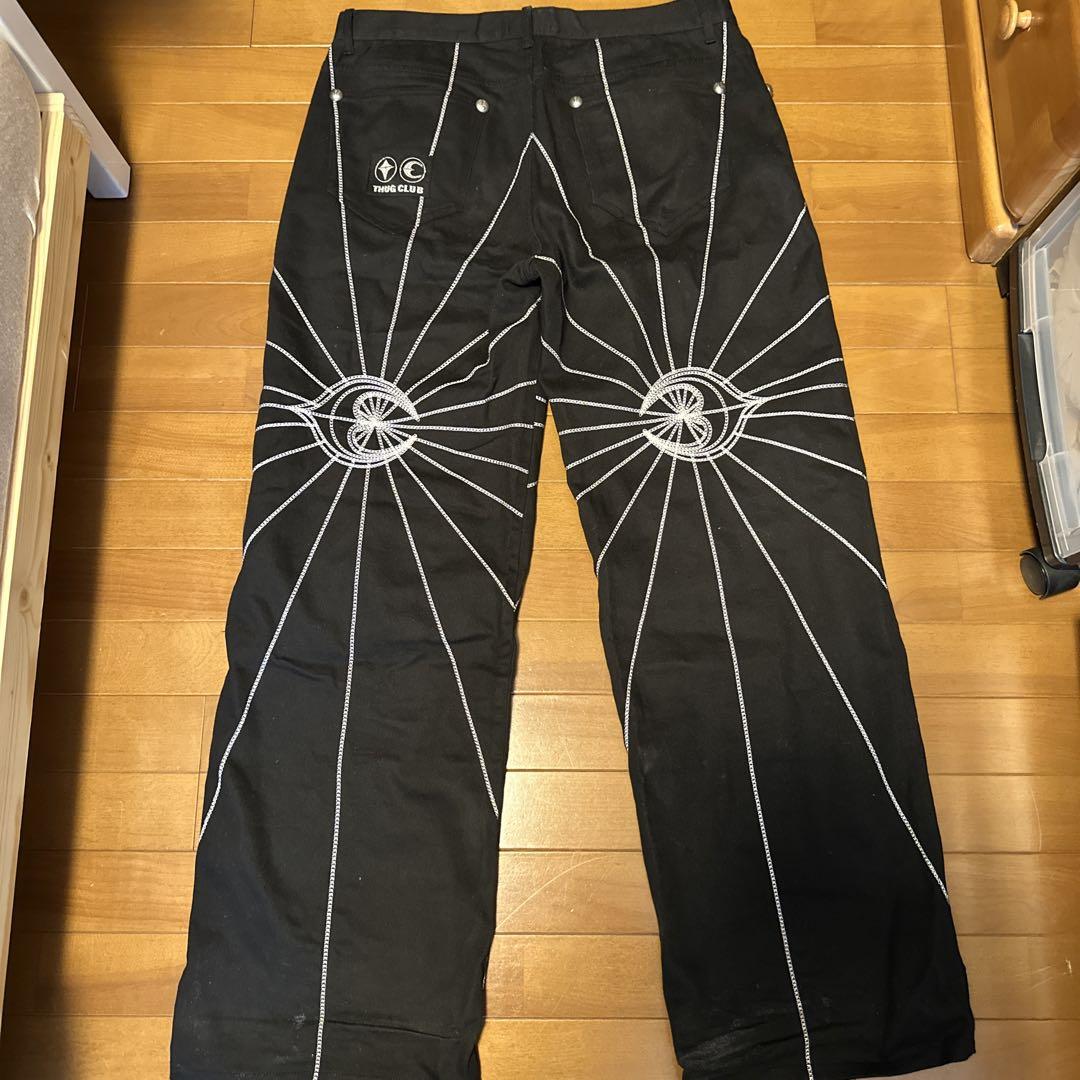 THUG CLUB(サグ・クラブ)商品ページ - TC Rise Denim Emb Pants