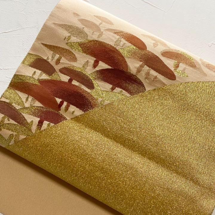 名古屋帯 つづれ織り 綴織 松 金糸 NO-236 - メルカリ