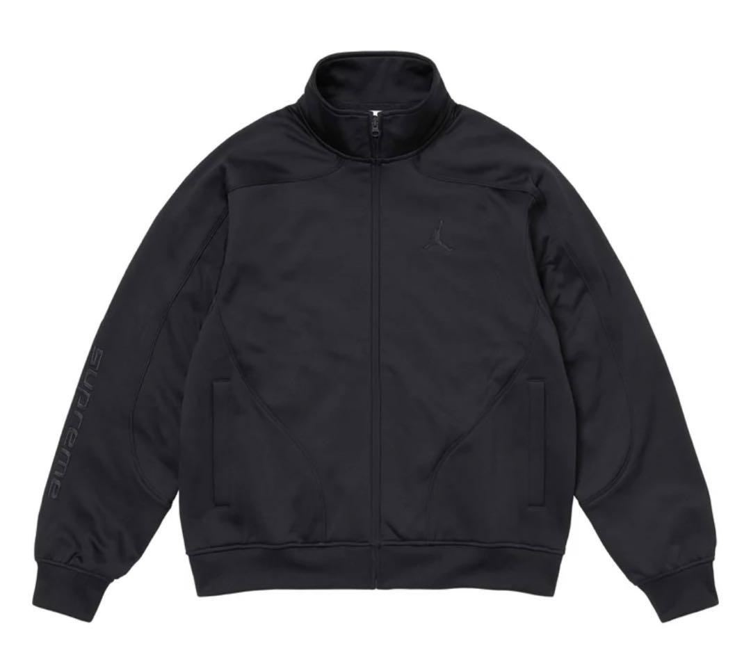 Supreme Jordan Tricot Track Jacket 黒　L