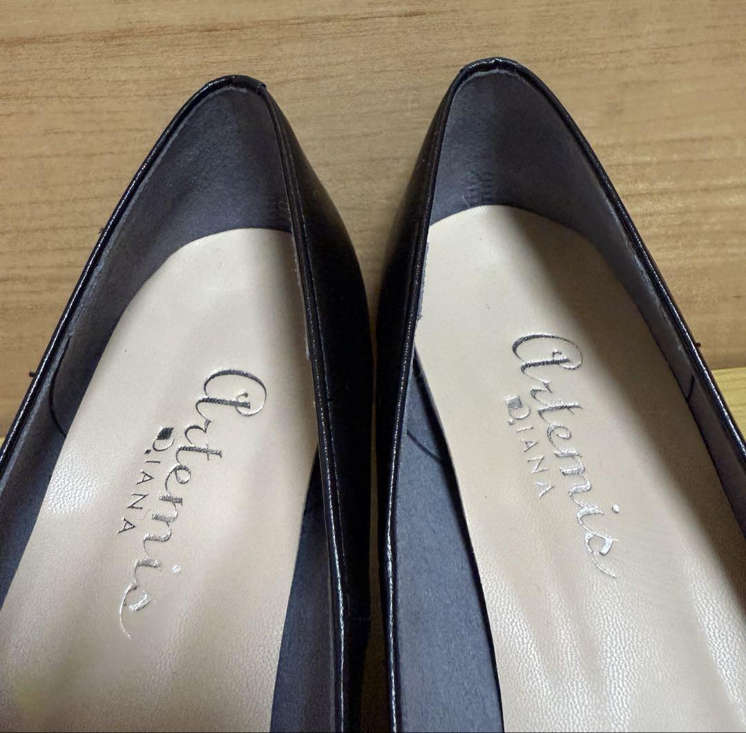 DIANA ダイアナ パールビジューバックルパンプス アルテミス 24.5