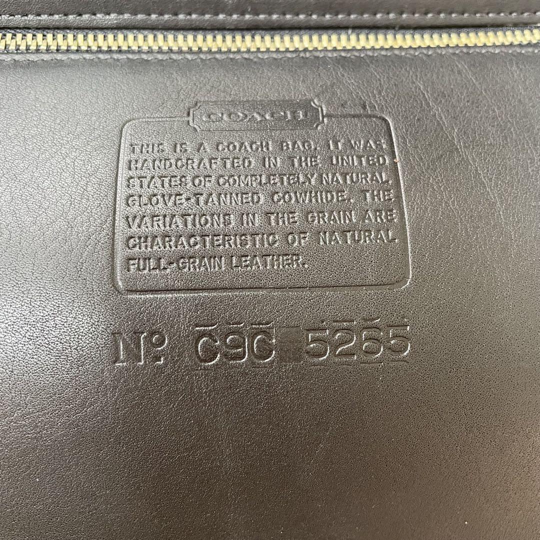 【COACH】オールドコーチ ビジネスバッグ 2WAY ブラック 5265