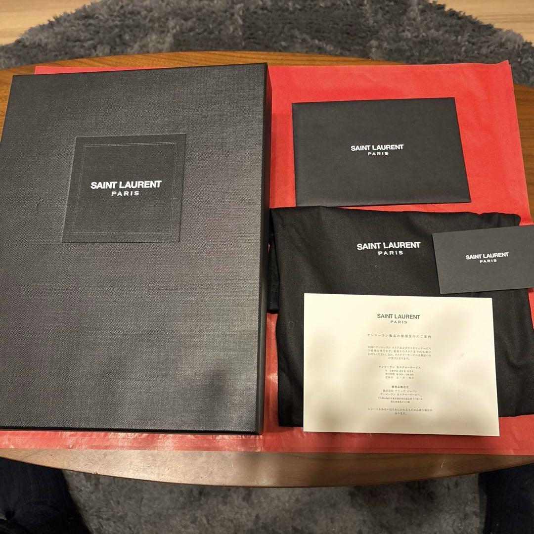 SAINT LAURENT レザー 2way ウォレット チェーンバッグ 値下げ