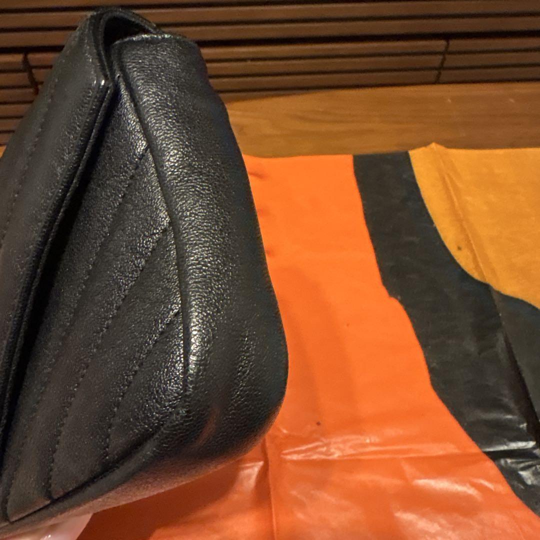 SAINT LAURENT レザー 2way ウォレット チェーンバッグ 値下げ