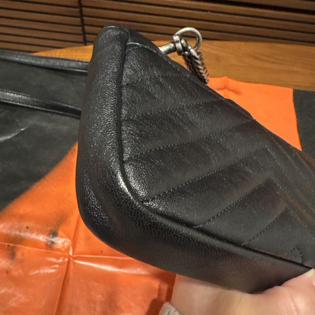 SAINT LAURENT レザー 2way ウォレット チェーンバッグ 値下げ