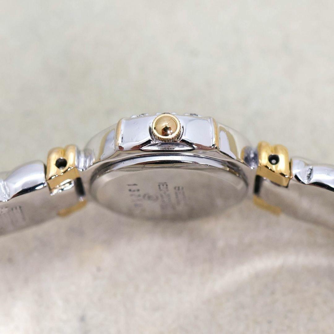 稼働 SEIKO ティセ 腕時計 石付き ブルーガラス バングル 1889