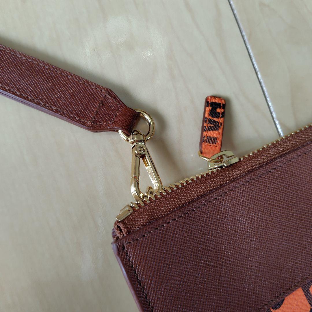 PALACE フラグメントケース オレンジ|ブラウン 財布 セットPalace Skateboards MEDICALDB_JP