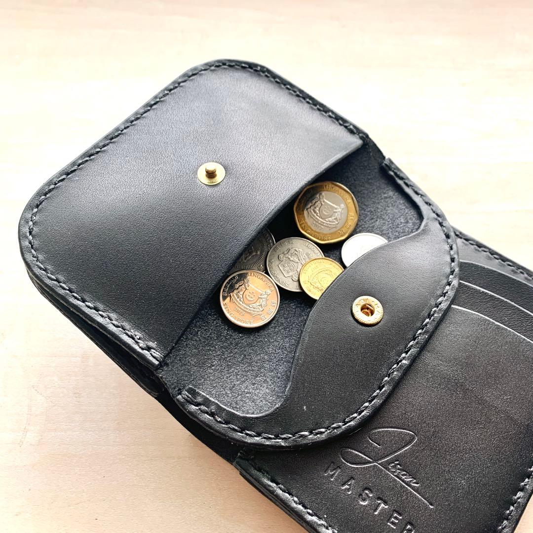 JISONオリジナルハーフウォレット / ブラック JISONオリジナルハーフウォレット / ブラック