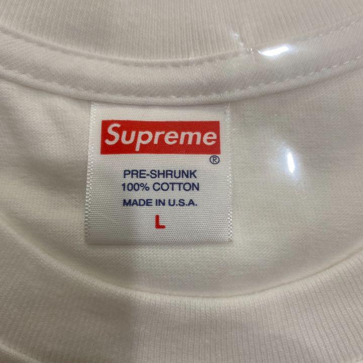 します⇣ Supreme Box Logo L S Tee White Large 5n2Fj-m24694824963 のサイズ