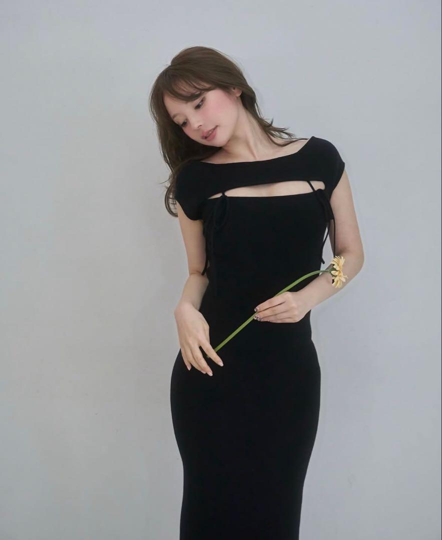 ANDMARY Bebe ribbon knit dress