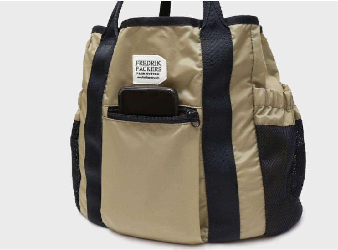 専用です！FREDRIK PACKERS バッグ ベージュ ナイロン
