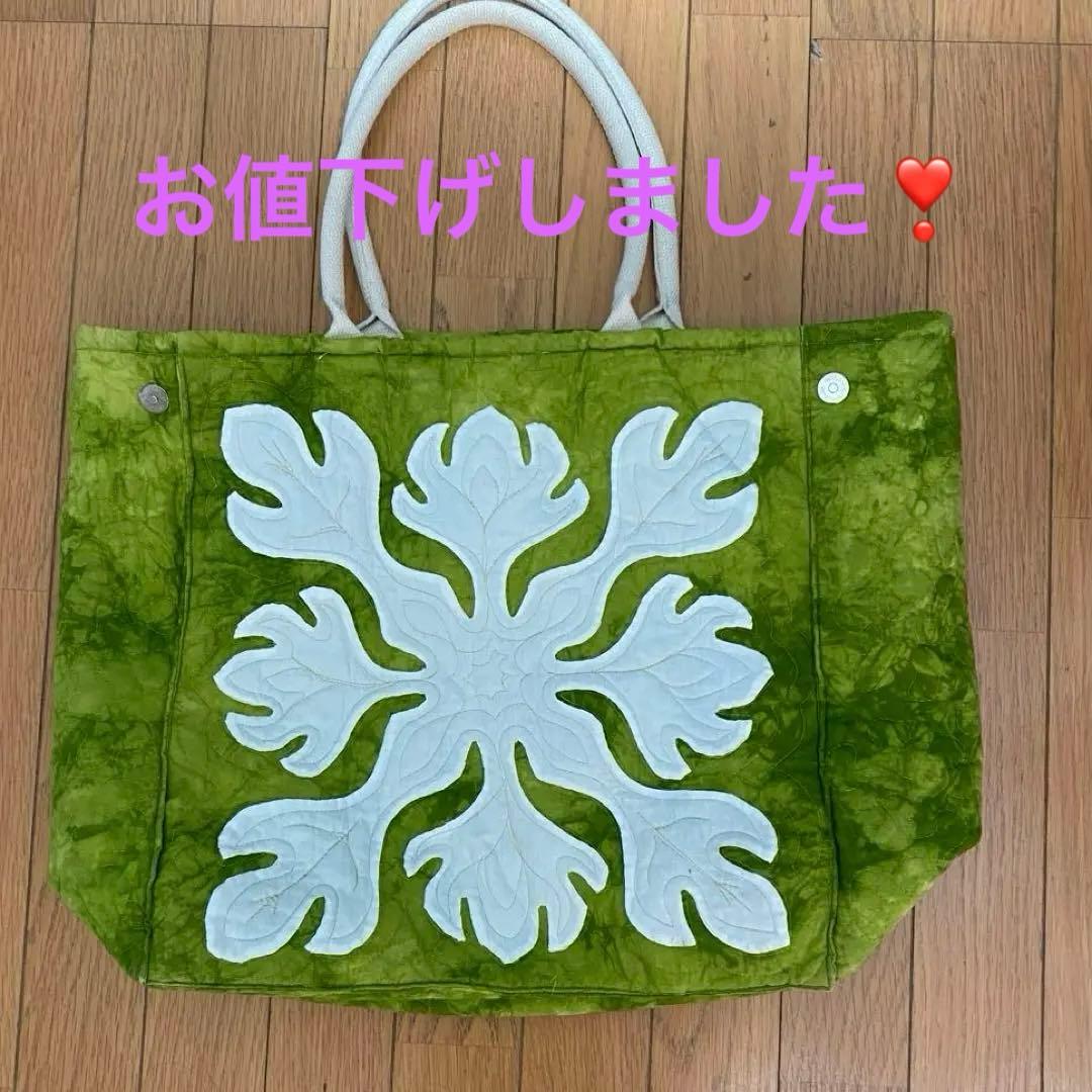 フラダンス ハワイアンキルト大容量バッグ