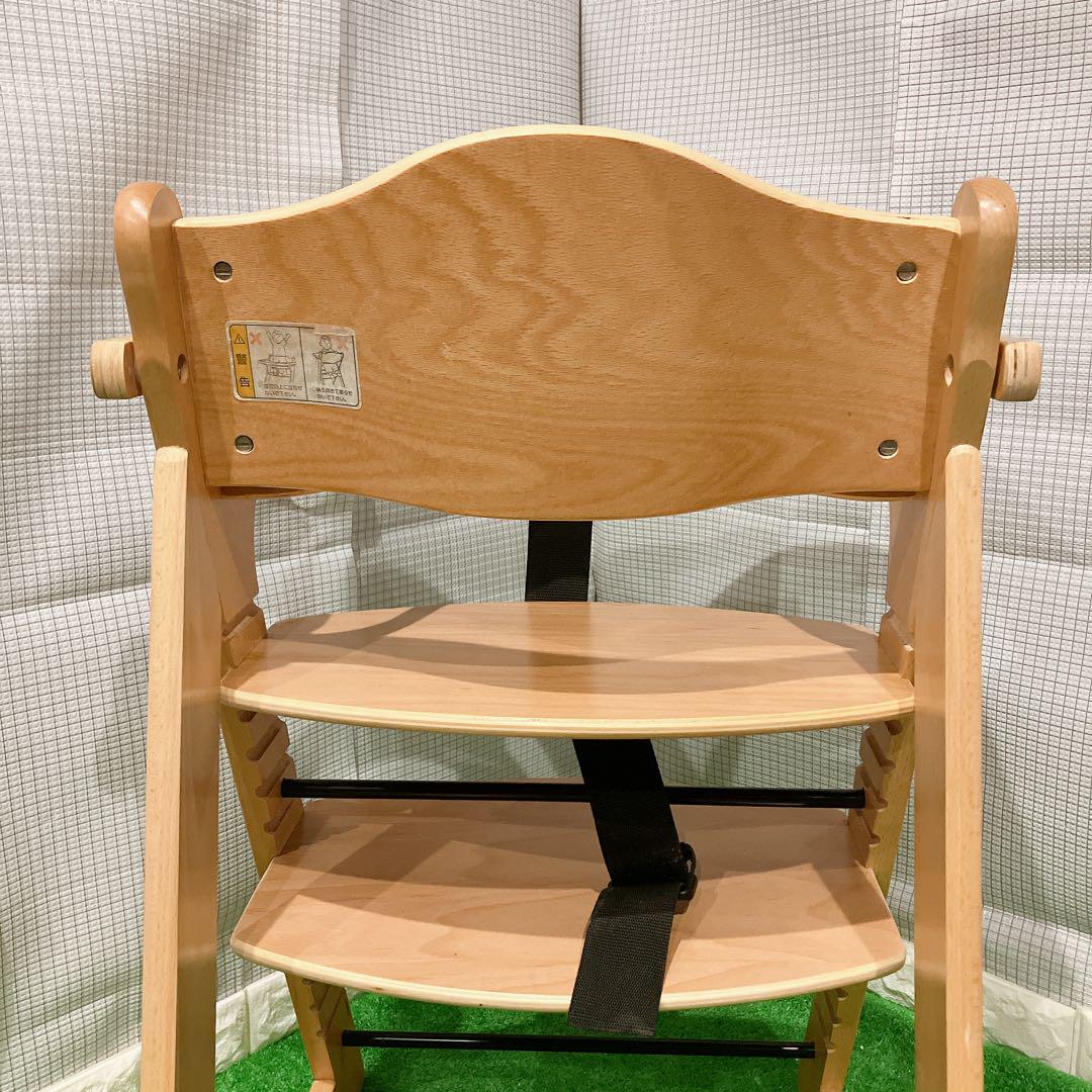 美品 KATOJI プレミアム ハイチェア テーブル ベルト ガード付き