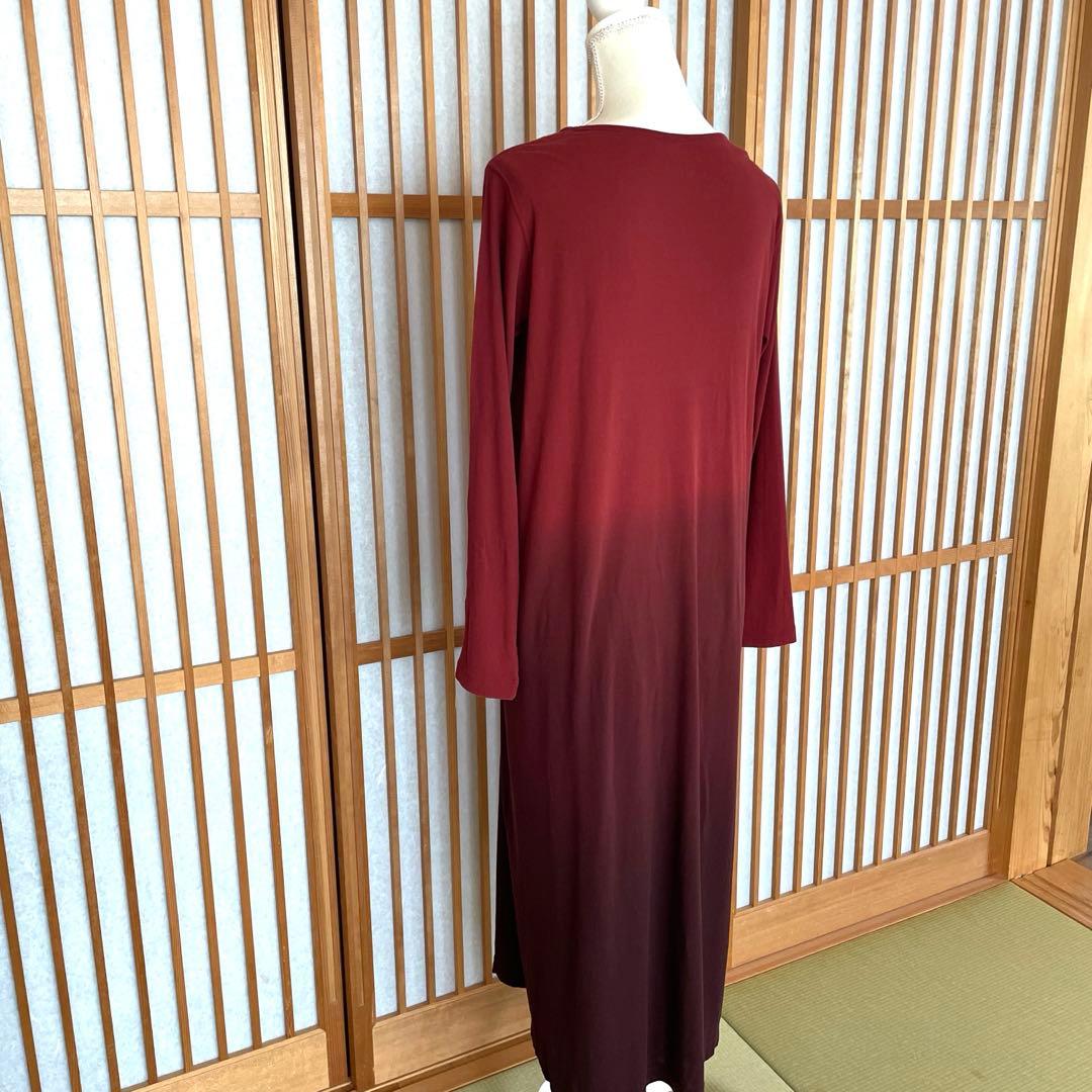 【美品】ヨーガンレール グラデーションロングワンピース 【美品】ヨーガンレール グラデーションロングワンピース