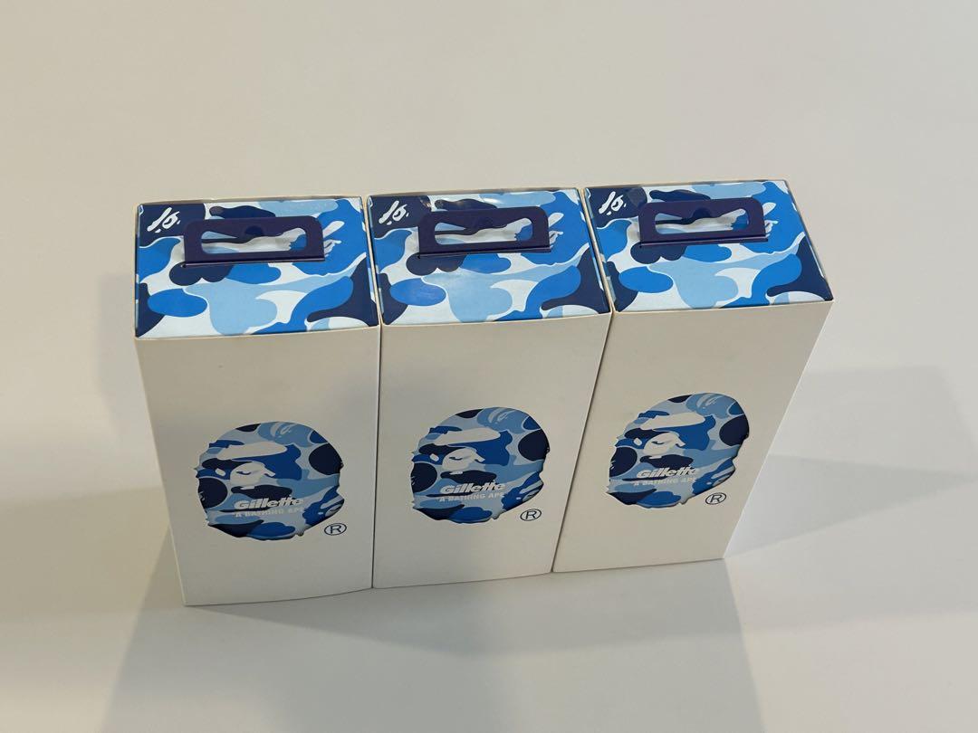 【新品未使用】BAPE® x GILLETTE 限定カミソリセット×3セット