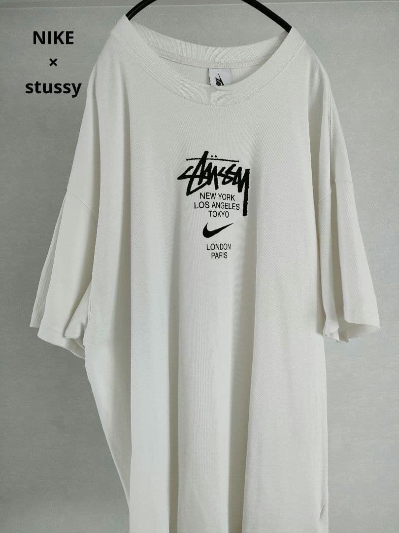 豊富なギフト NIKE×stussy コラボTシャツ Tシャツ/カットソー(半袖/袖