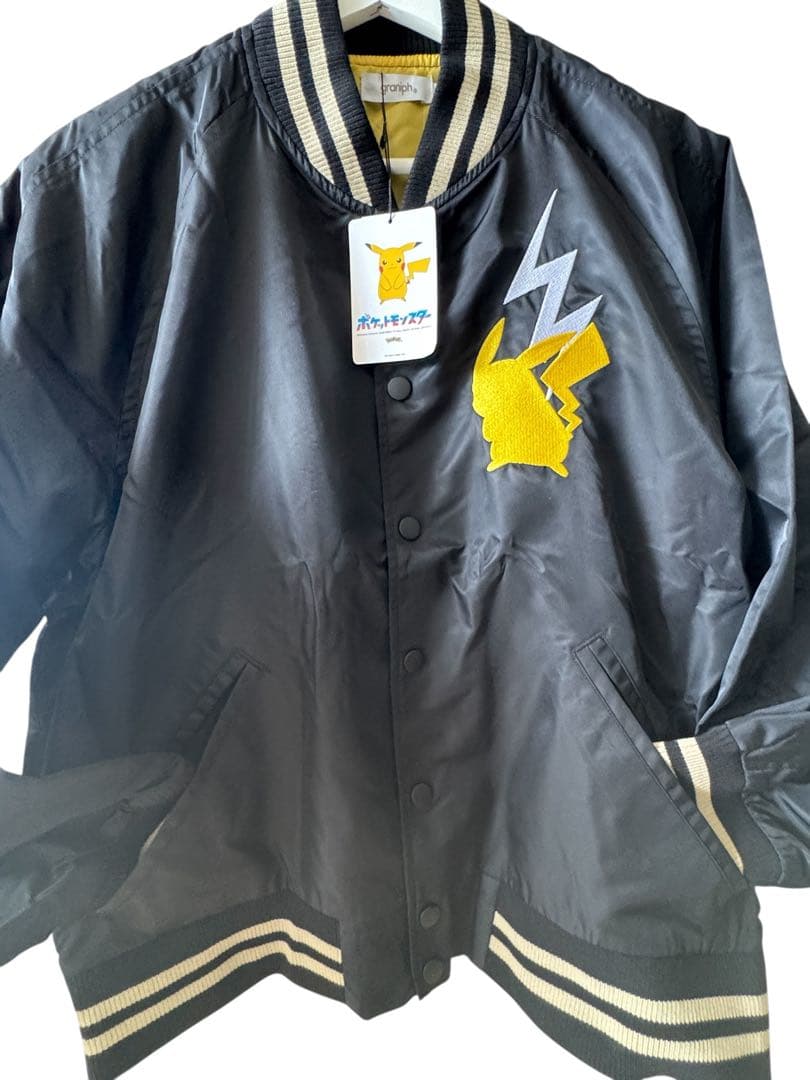 完売品 未使用 グラニフ ポケモン ジャケット スカジャン 希少S 完売品 未使用 グラニフ ポケモン ジャケット スカジャン 希少S