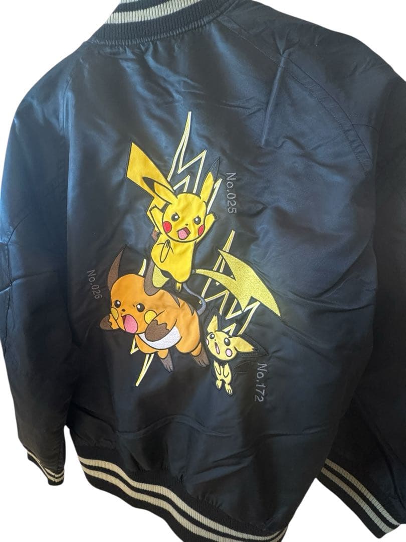 完売品 未使用 グラニフ ポケモン ジャケット スカジャン 希少S 完売品 未使用 グラニフ ポケモン ジャケット スカジャン 希少S